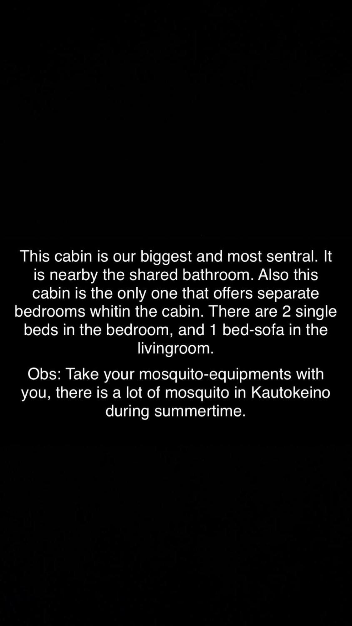 Sara'S Cabins-Hytter Kautokeino Cameră foto